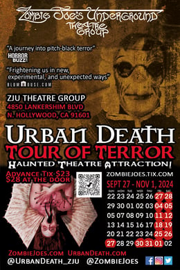 Urban Death Tour of Terror 2025