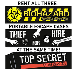 3 Portable Escape Cases