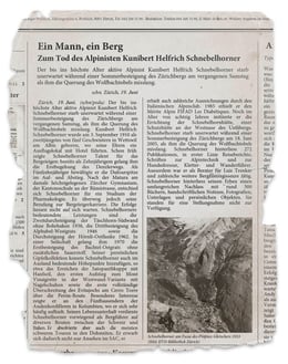 Schnebelhorners Vermächtnis [Schnebelhorner's Legacy]