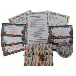 Christmas Robbery Mystery for Kids With Lockable Gift Box