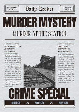 Murder Mystery: Murder at the Station v.2
