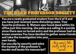 The Dead Professor Society