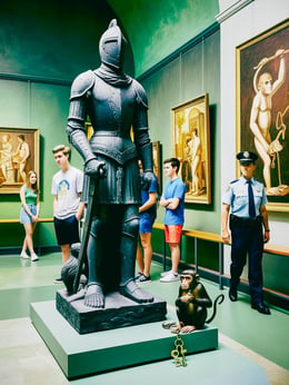 Knight in the Museum