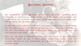 Becoming Houdini