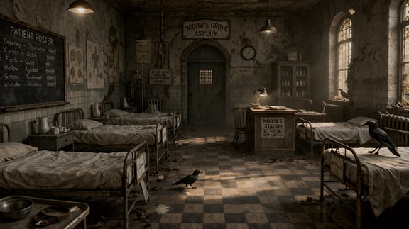 Escape from Widow’s Grove Asylum.