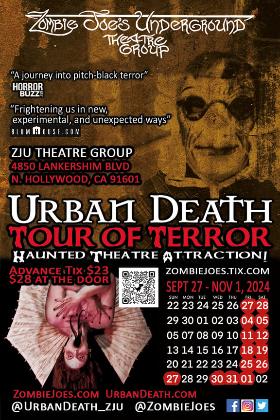 Urban Death Tour of Terror 2025