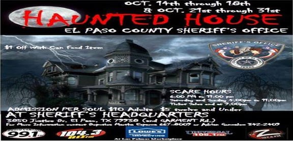 El Paso Sheriff Department Haunted House - Paranoia Asylum
