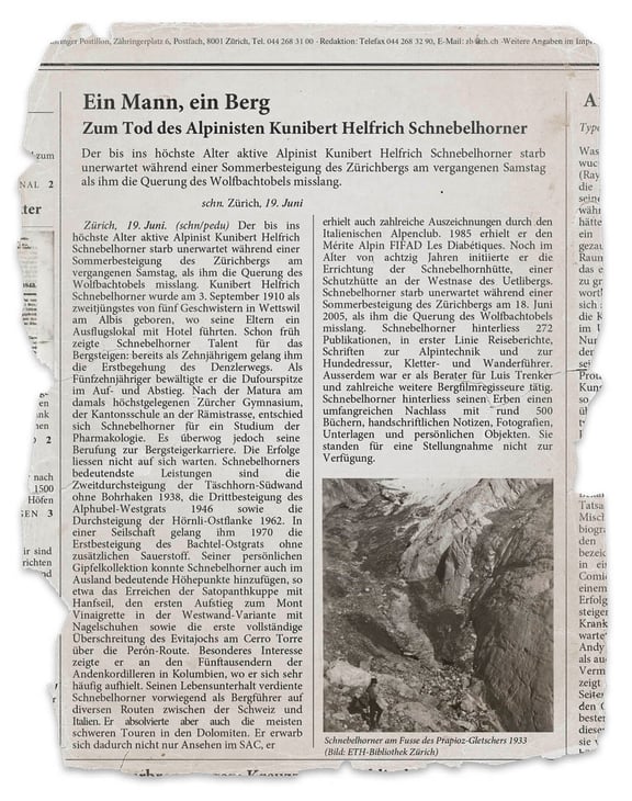 Schnebelhorners Vermächtnis [Schnebelhorner's Legacy]