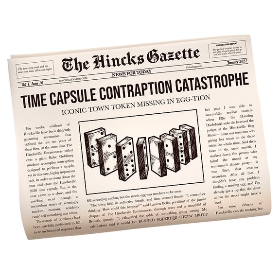 The Hincks Gazette: Vol. 1, Issue 10: January