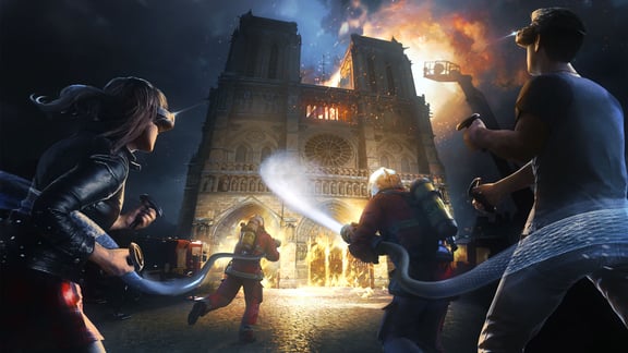 Save Notre-Dame on Fire [VR]