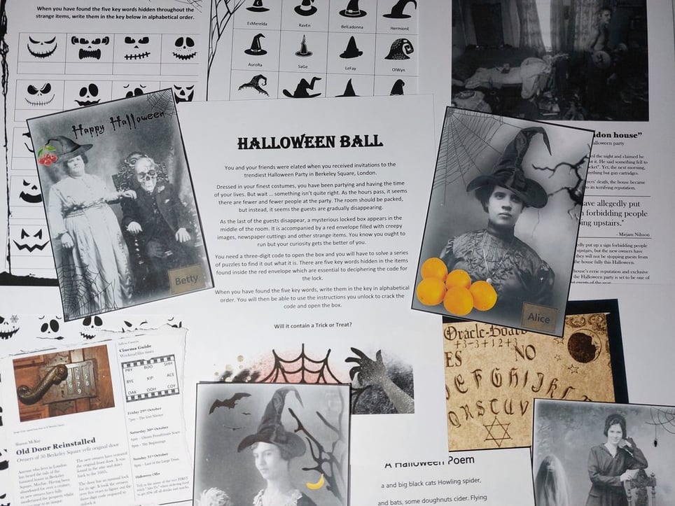 Halloween Escape Room Game Kit