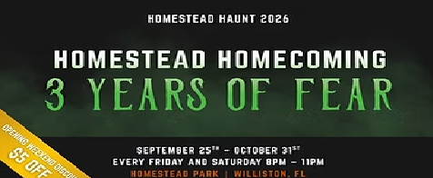 Homestead Homecoming: 3 Years of Fear