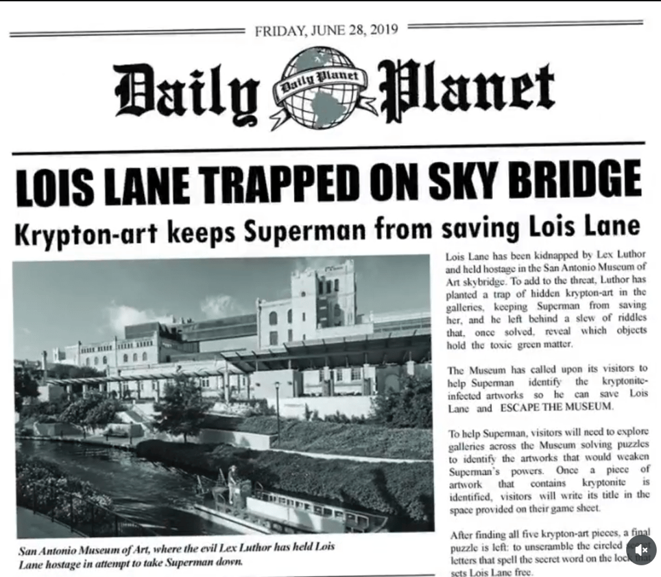 Escape the Museum: Save Lois Lane!