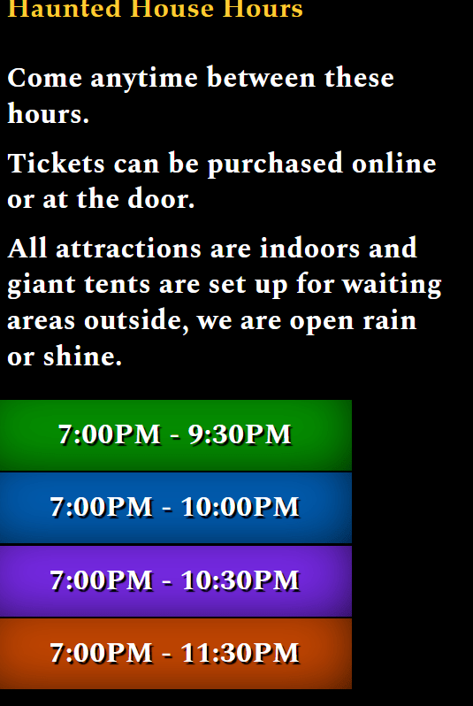13th Hour Haunted House