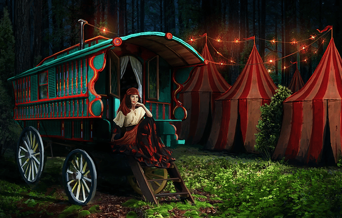 The Peculiar Case of the Fortune -Teller's Caravan