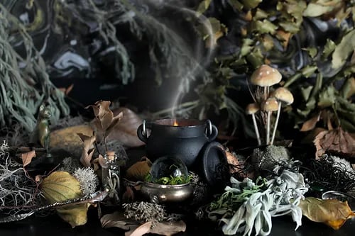 Trick or Treat: Calling the Spirits - 4 Votive Set