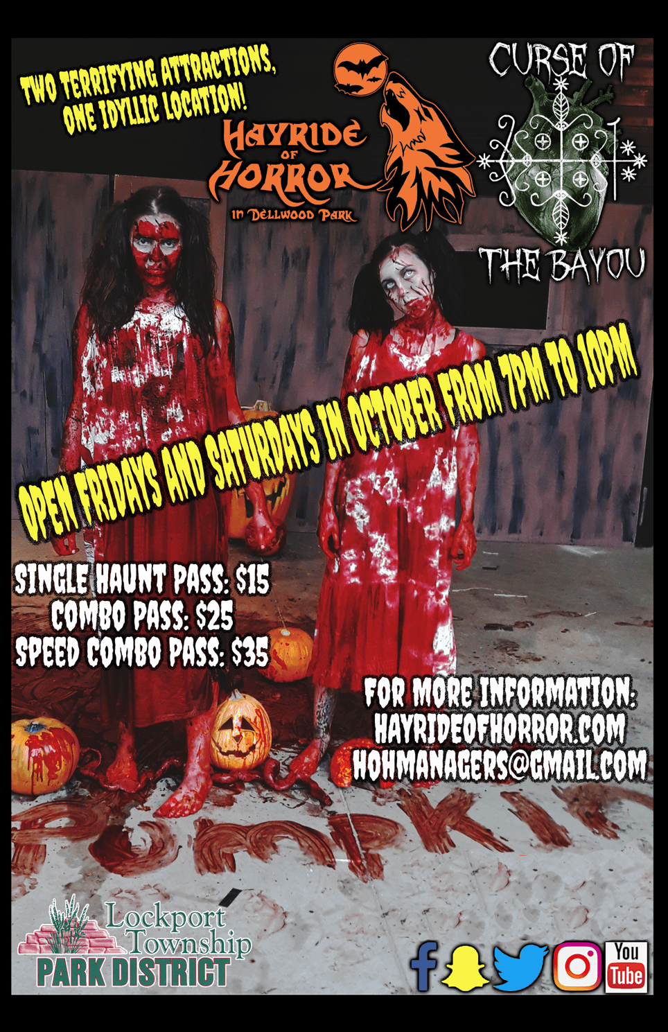 Hayride of Horror & Curse of the Bayou