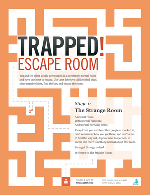 Stage 1: The Strange Room