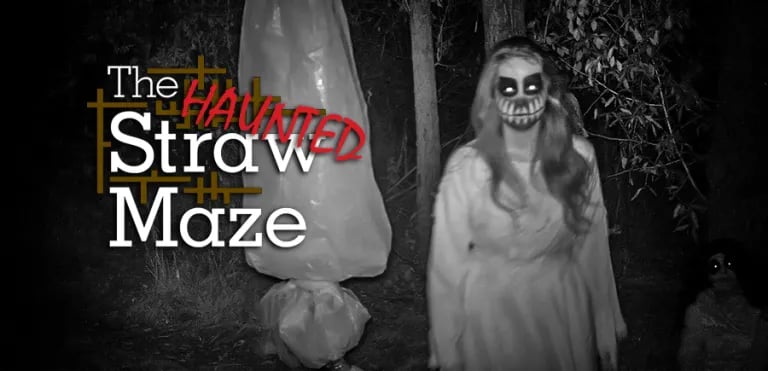 The Haunted Straw Maze
