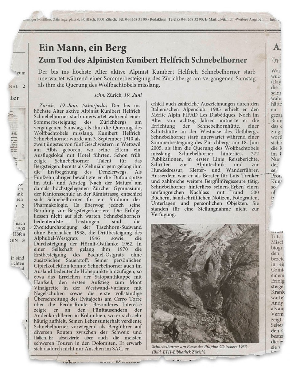 Schnebelhorners Vermächtnis [Schnebelhorner's Legacy]