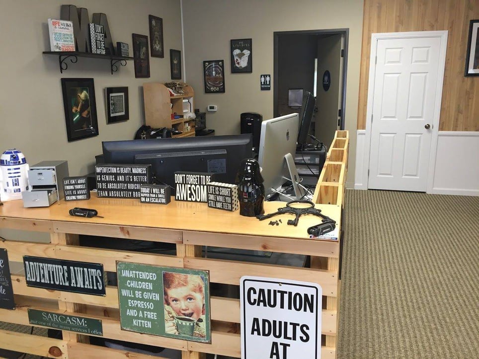 The Office of Professor R. K. Alogee