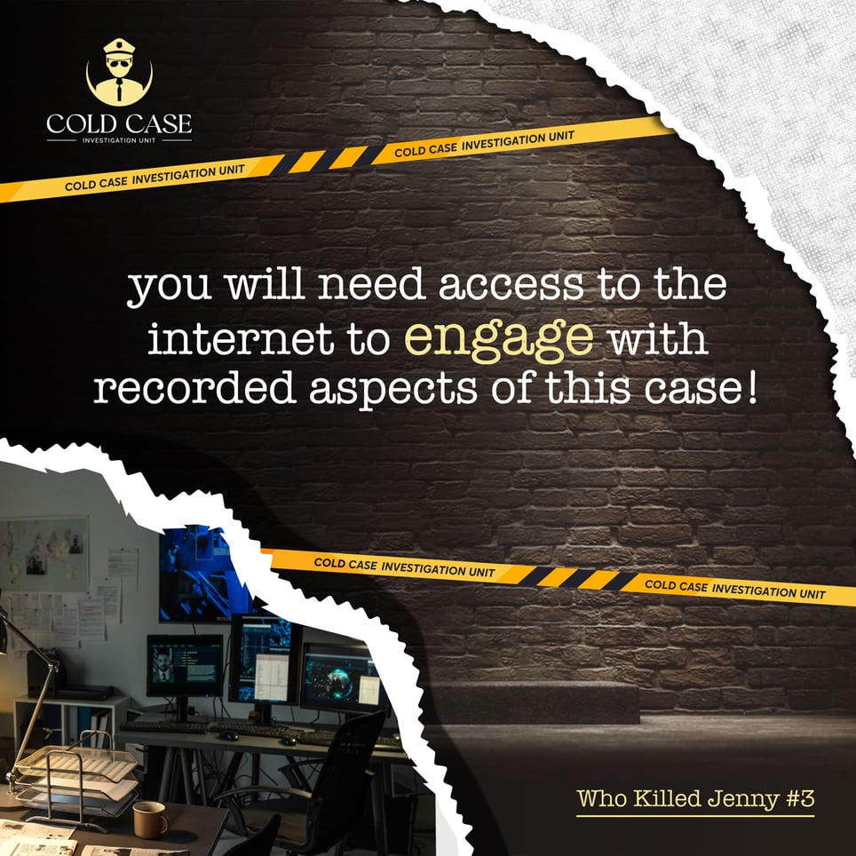 Cold Case: File #3 - Who Killed Jenny?