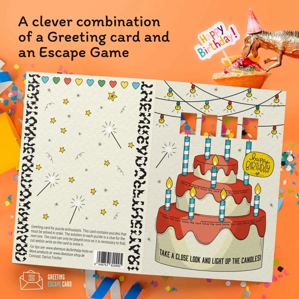 Happy Birthday Escape Greeting Card