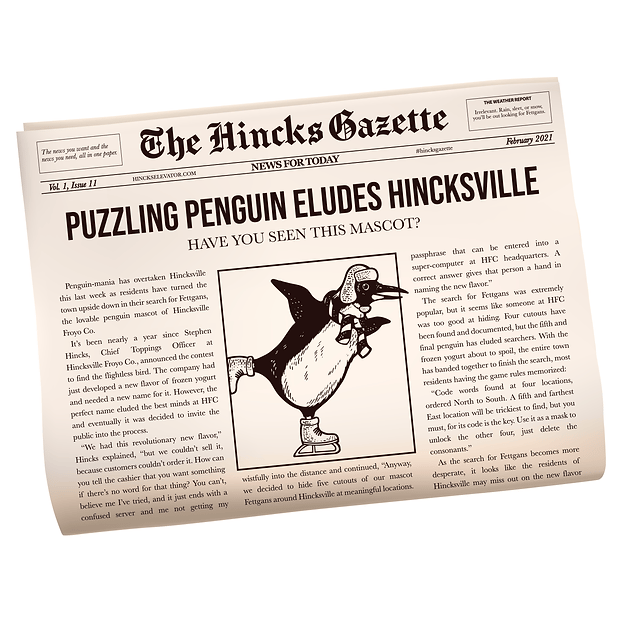 The Hincks Gazette: Vol. 1, Issue 11: February