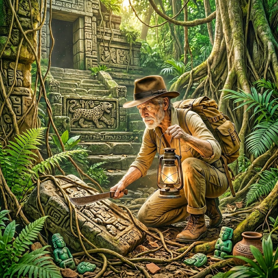 Sur Les Traces du Professeur Jones [Following in the Footsteps of Professor Jones]