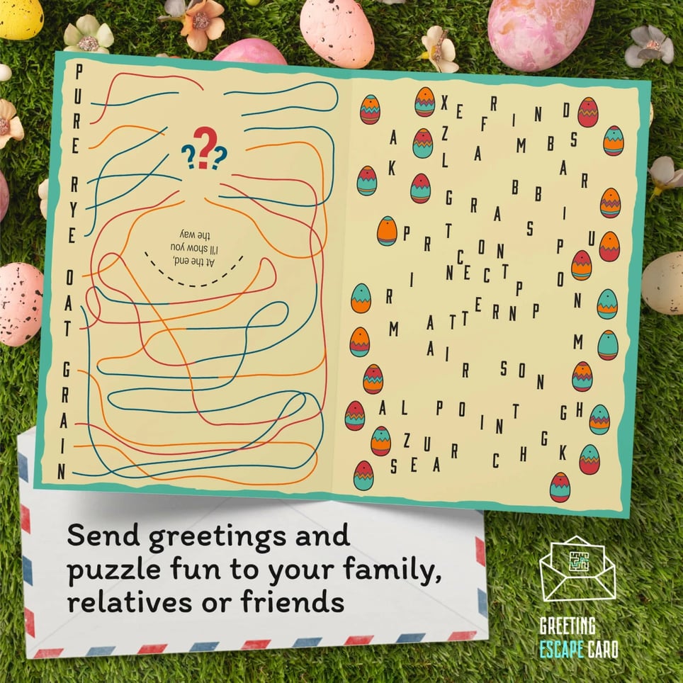 Happy Easter Escape Greeting Card