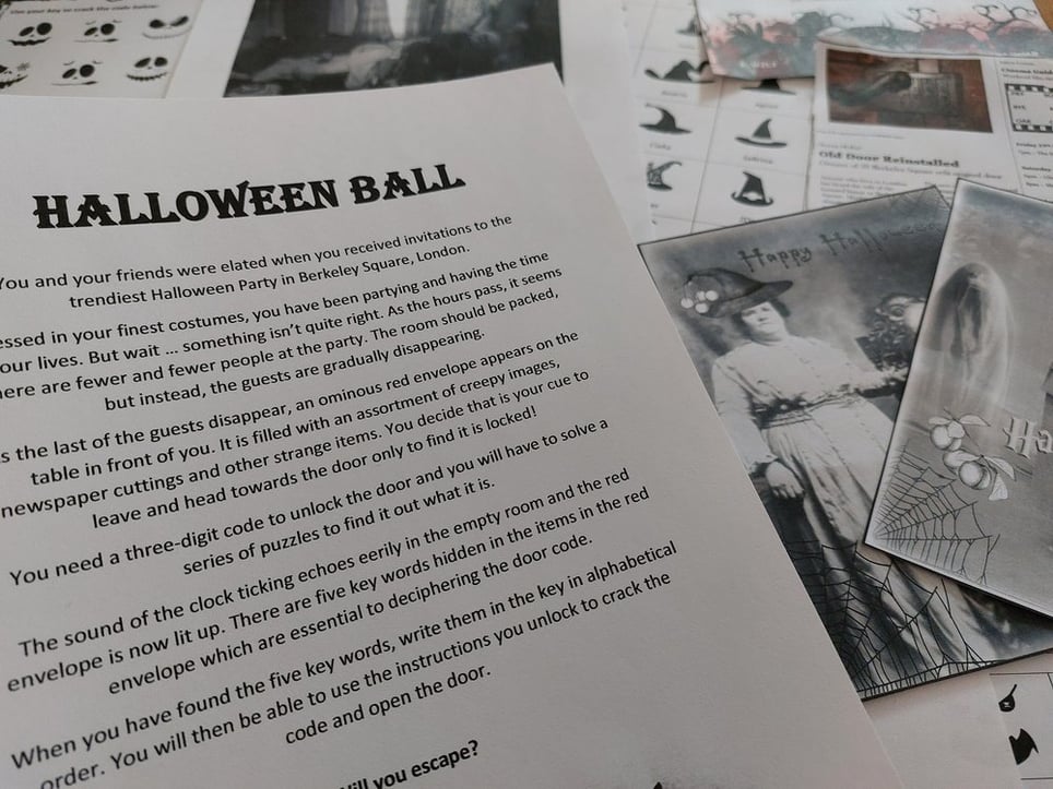 Halloween Escape Room Game